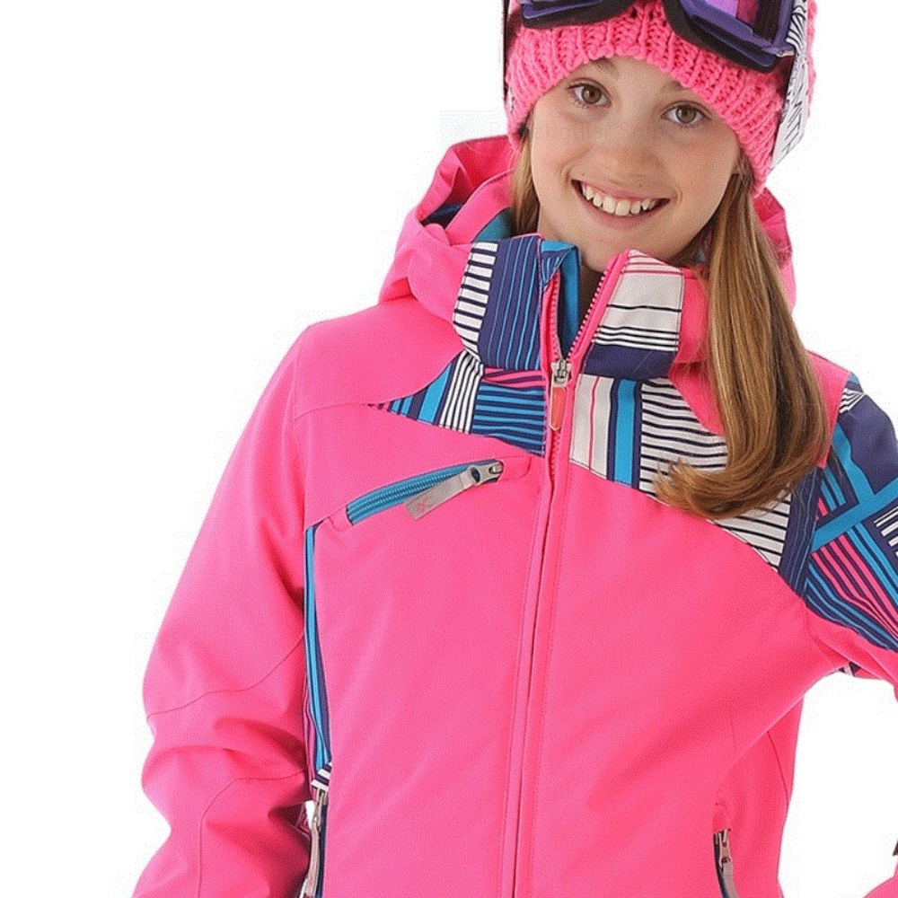 Pink Kids Ski Jacket